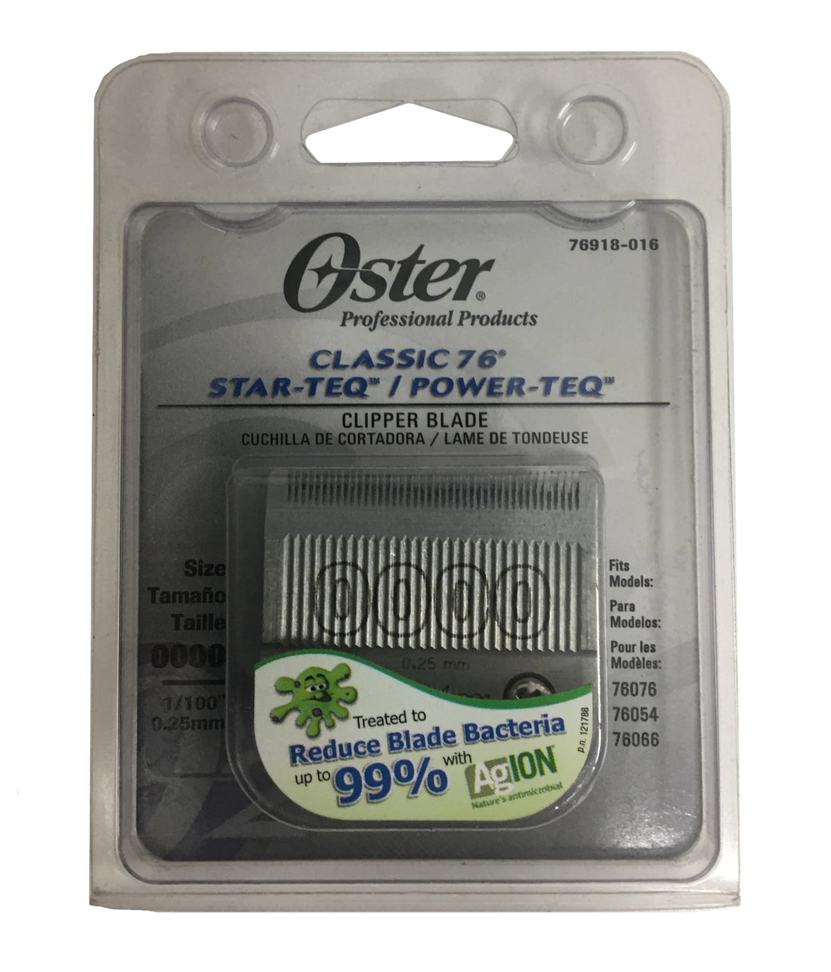 Oster 76918-016 Classic 76 0000 Blade AgIon