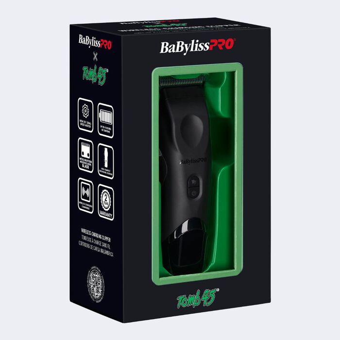 BaBylissPRO® x Tomb45® Wireless-Charging Clipper