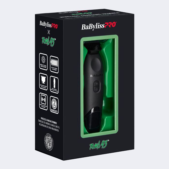 BaBylissPRO® x Tomb45® Wireless-Charging Trimmer-Open Box - Never Used