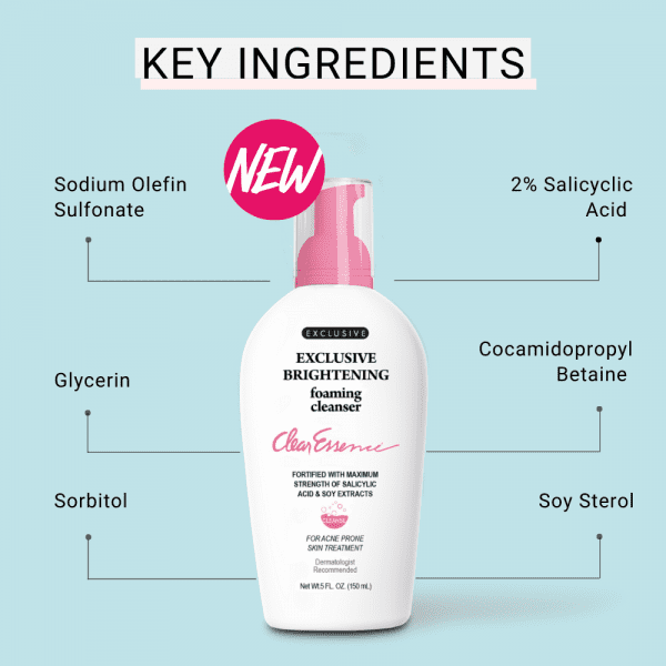 Clear Essence Exclusive Brightening Foaming Cleanser 5oz