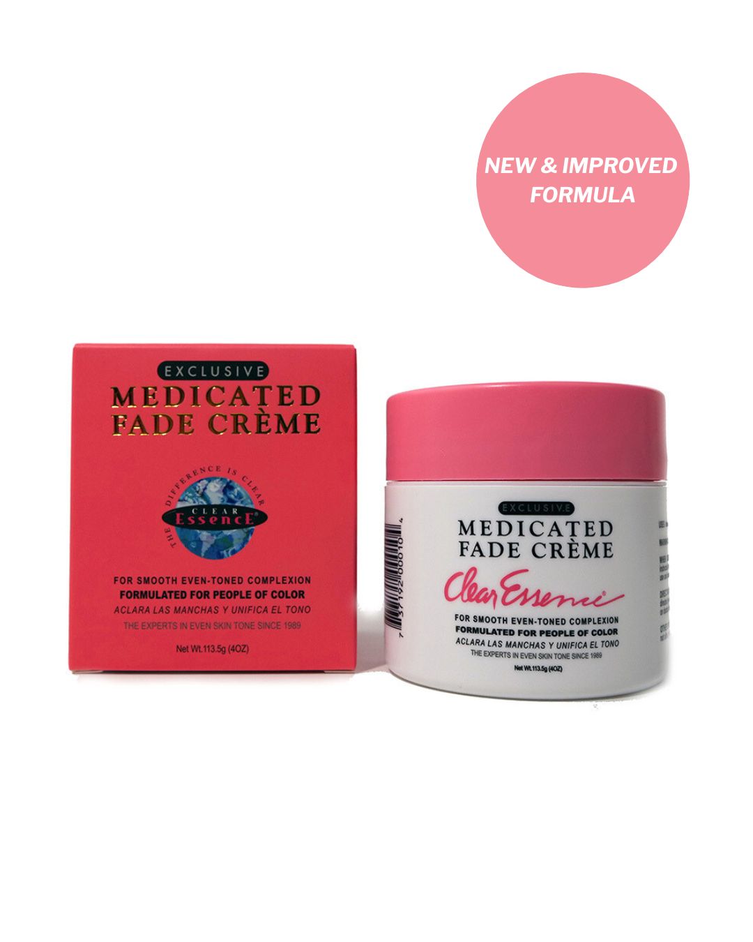Clear Essence Exclusive Medicated Fade Creme 4 oz(No Suncreen, No Hydroquinone)