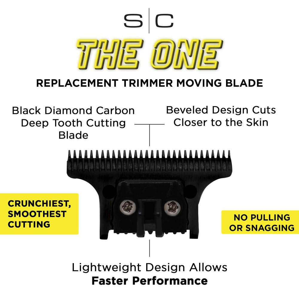 Stylecraft Saber - Full Metal Body Digital Brushless Motor Cordless Hair Trimmer - Black
