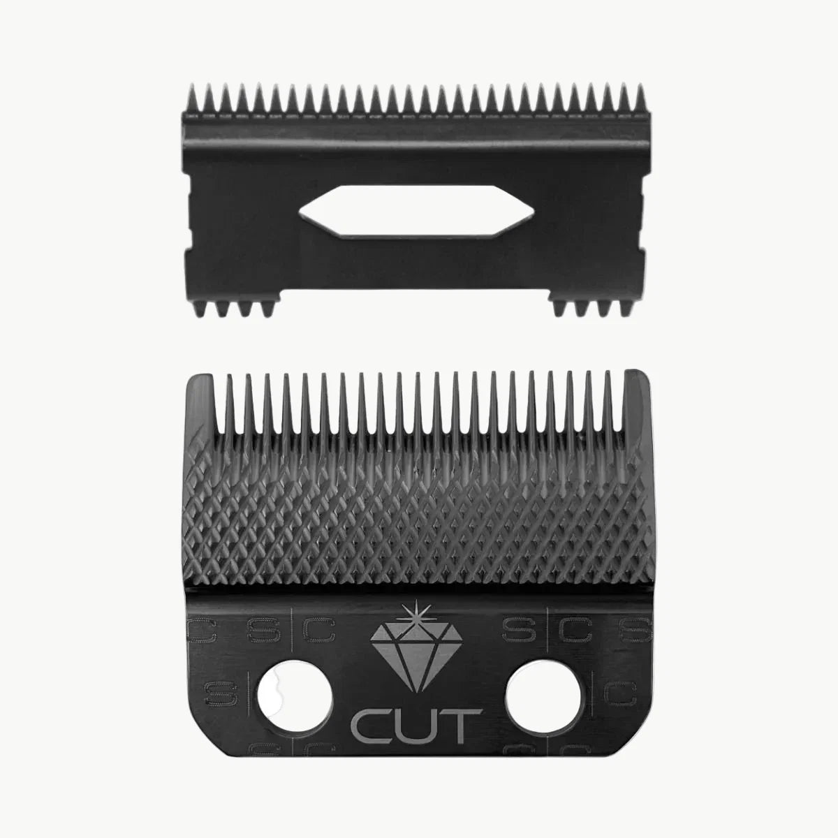 Stylecraft black DLC diamond cut clipper blade & shallow tooth 2.0 cutter