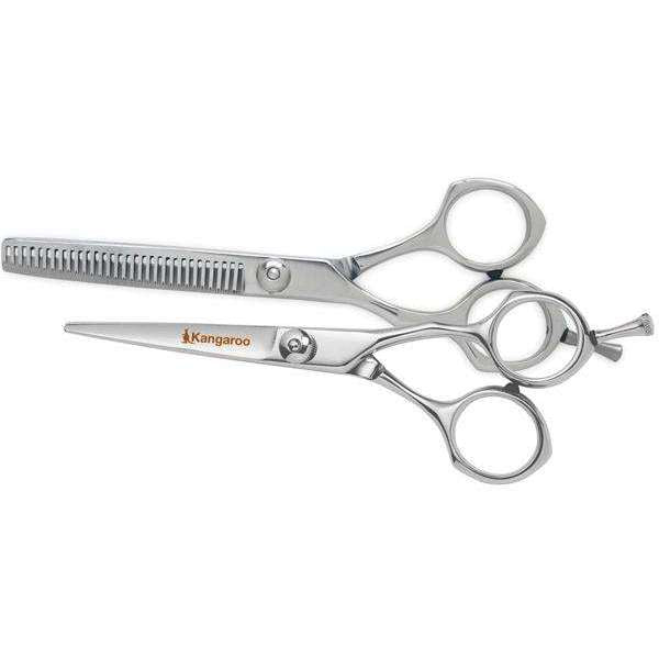 Annie Kangaroo Series Cutting And Thinning Shears Set w/Case - 6"