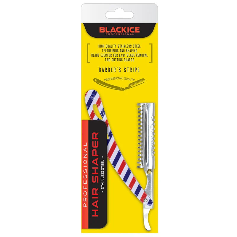 Blackice HAIR SHAPER Stainless Steel "Barber's Stripe"