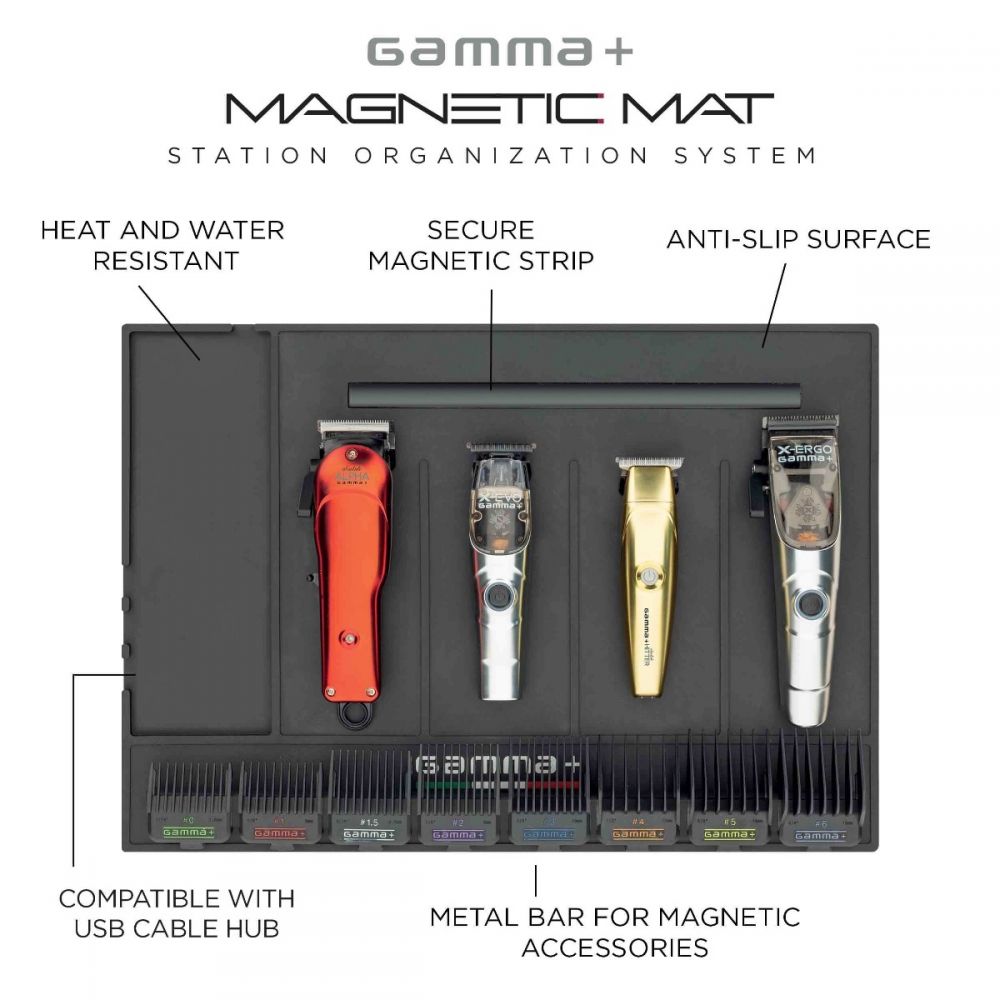 Gamma + Barber Magnetic Mat and Station Organizer