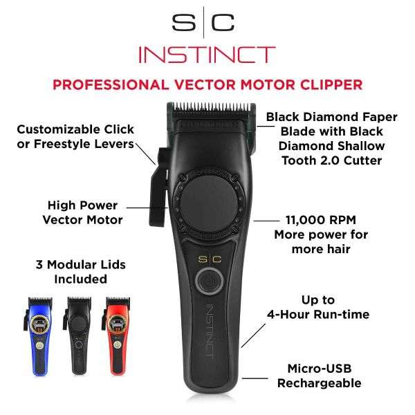 Stylecraft SC607M Instinct Vector Motor Clipper with Intuitive Torque Control