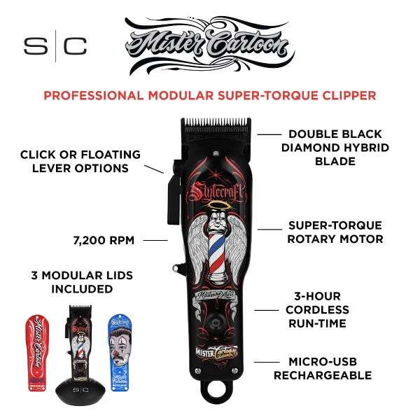 Stylecraft Rebel mister cartoon hair clipper limited edition