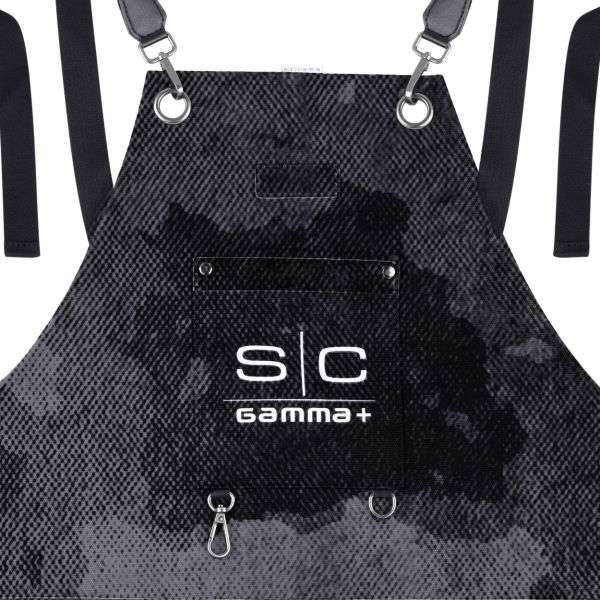 Stylecraft heavy weight waterproof barber or salon hair cutting apron black camo