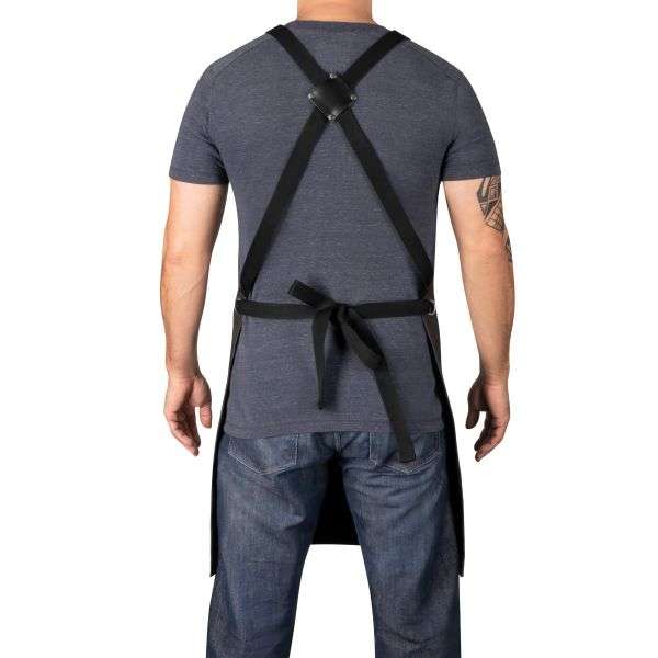 Stylecraft heavy weight waterproof barber or salon hair cutting apron black camo