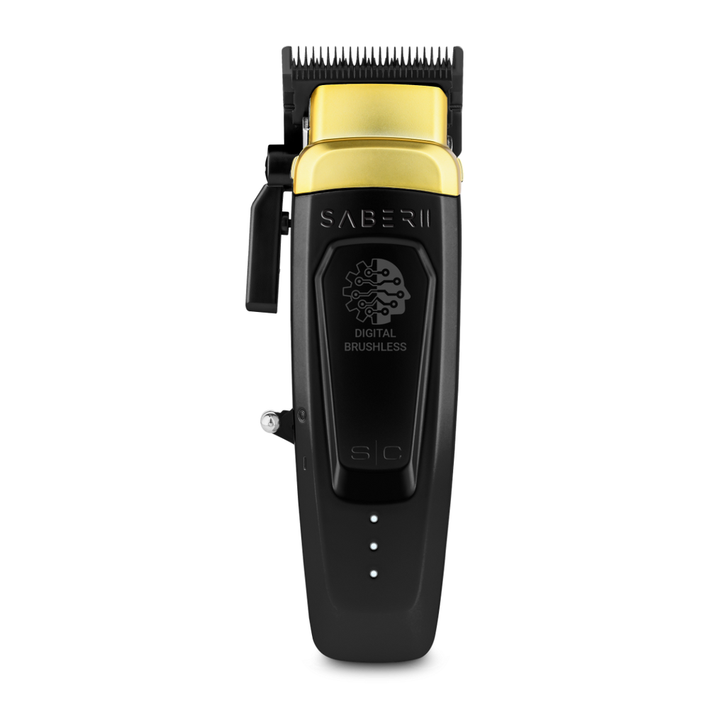 Stylecraft Saber 2 - cordless modular hair clipper with high-torque digital brushless motor in black