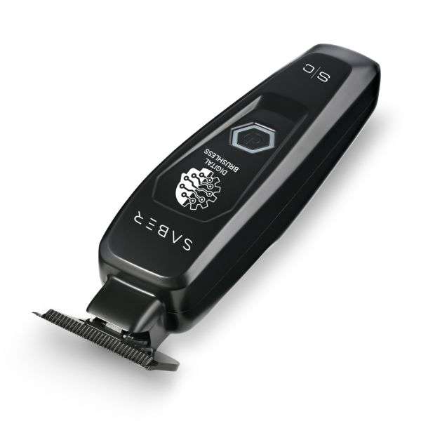 Stylecraft Saber - Full Metal Body Digital Brushless Motor Cordless Hair Trimmer - Black