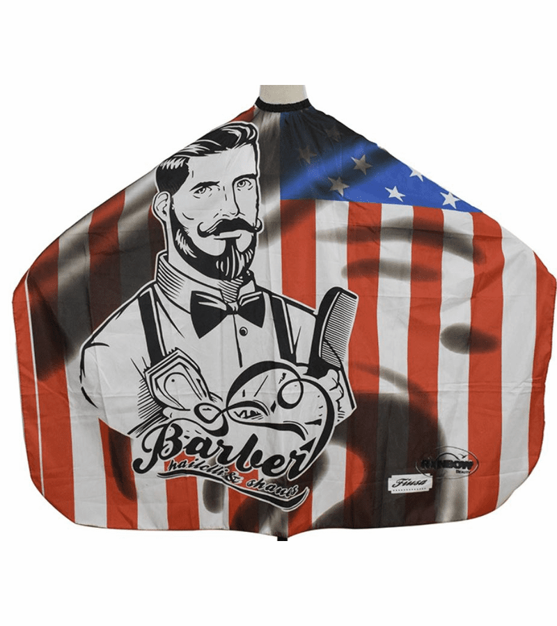 American Flag Barber Cape