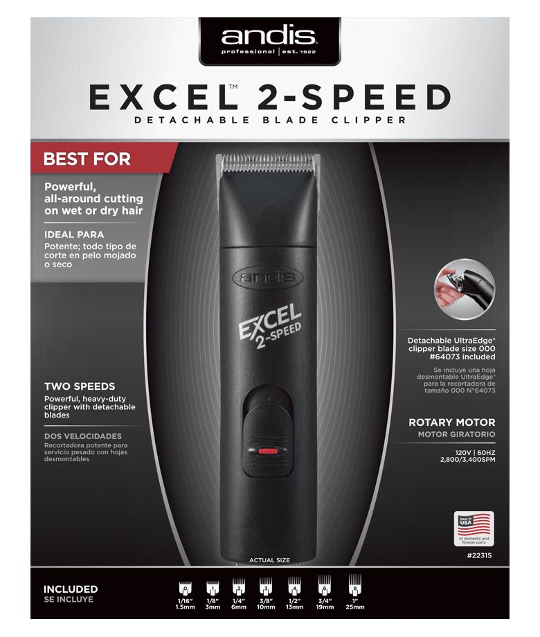 Andis 22315 Excel 2-Speed Hair Clipper