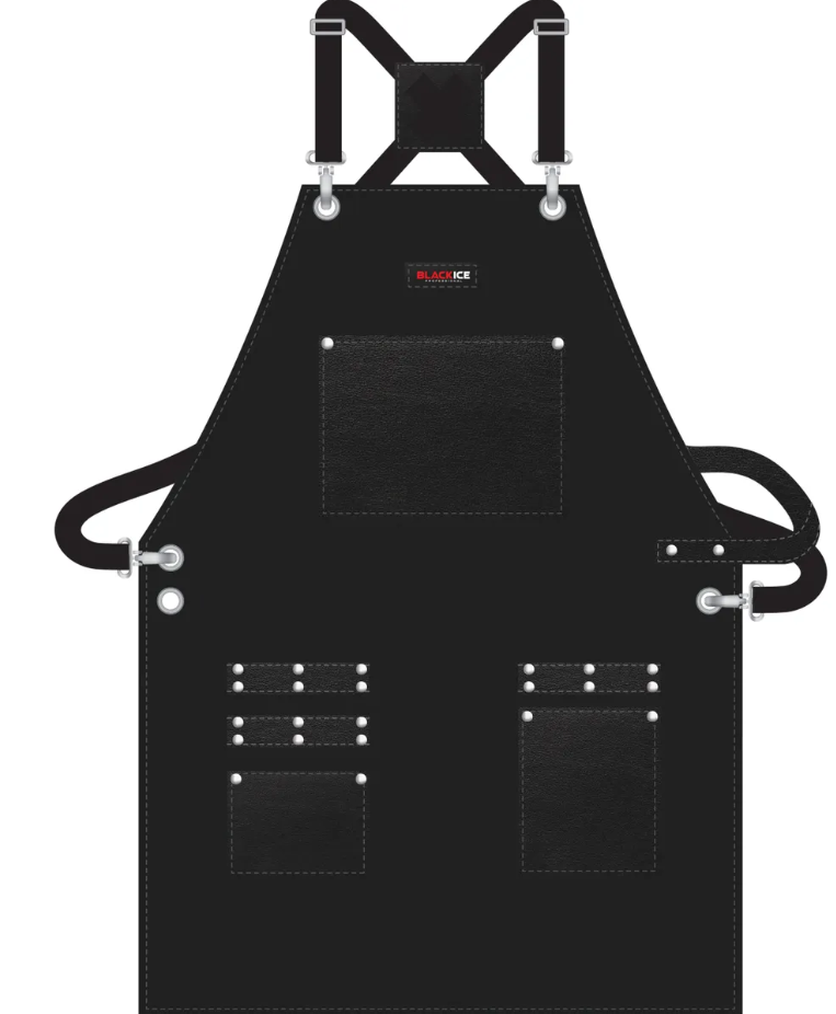 BlackIce Barber Apron - Classic Black