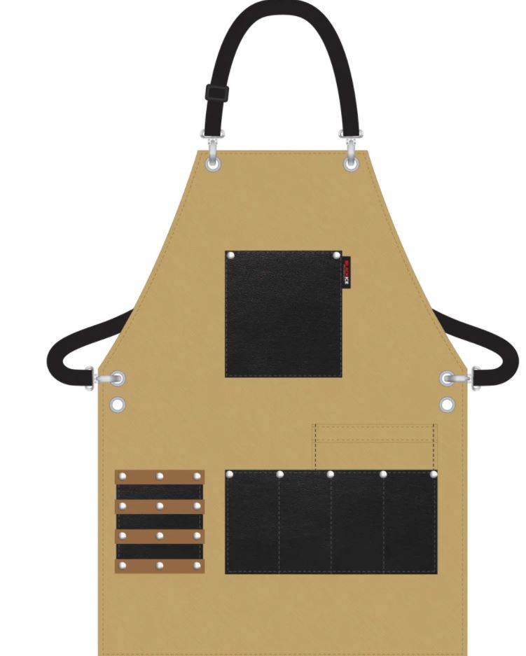 BlackIce Barber Apron - Hipster Tan