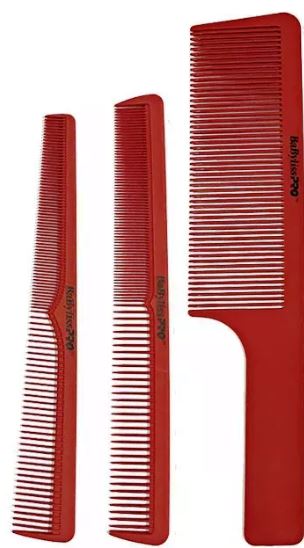 BaByliss Pro Set Of 3 Barber Combs