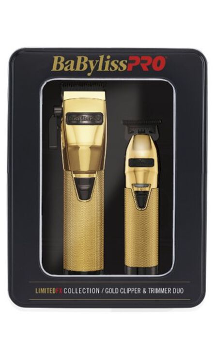 BaBylissPRO LimitedFX Collection Gold Clipper & Trimmer Duo