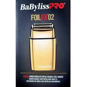 BaBylissPRO FXFS2G Gold Cordless Metal Double Foil Shaver