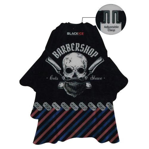 BlackIce Skull Barber Barber Cape