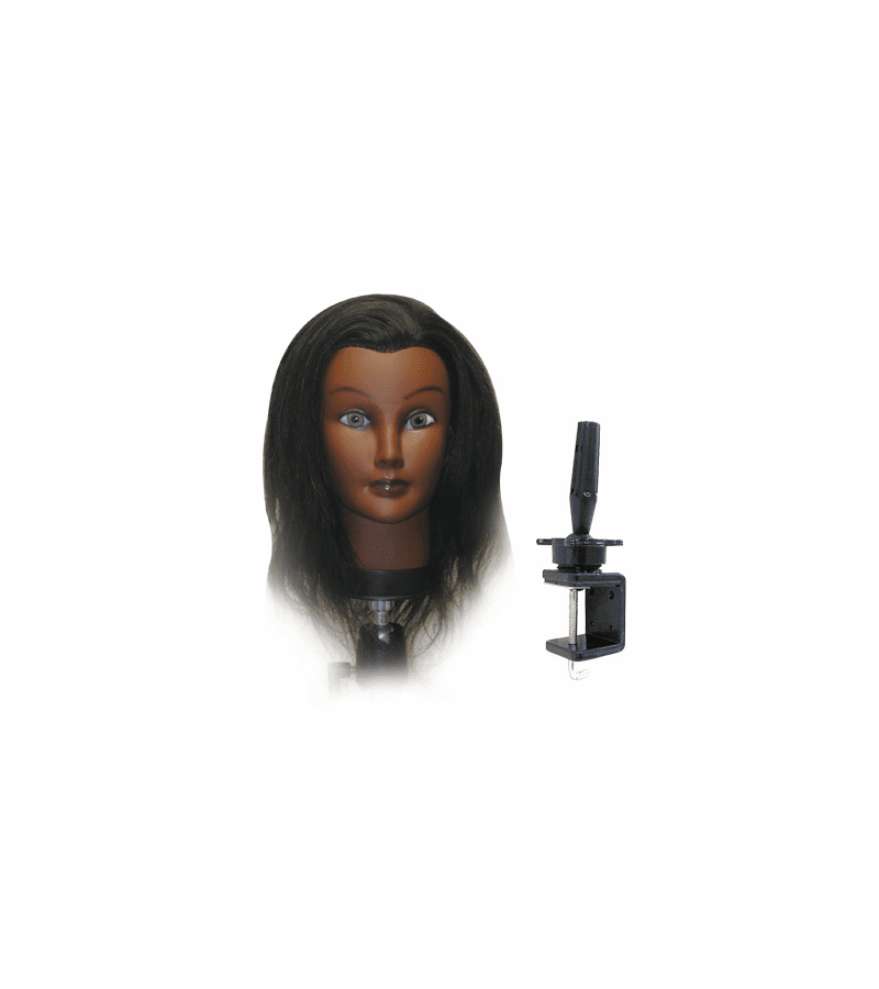 Burmax D804-E804 Practice Mannequin Head w/ Holder
