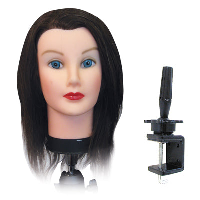 Burmax D804-E804 Practice Mannequin Head w/ Holder