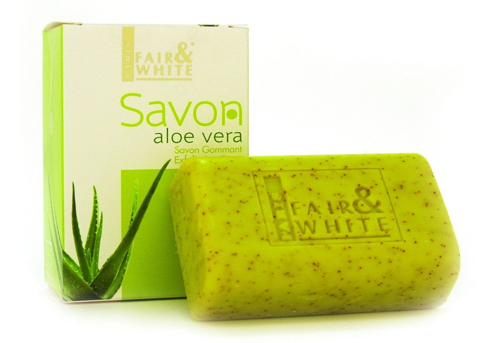 Fair and White Aloe Vera Expoliating Soap (Hydroquinone FREE!!!)