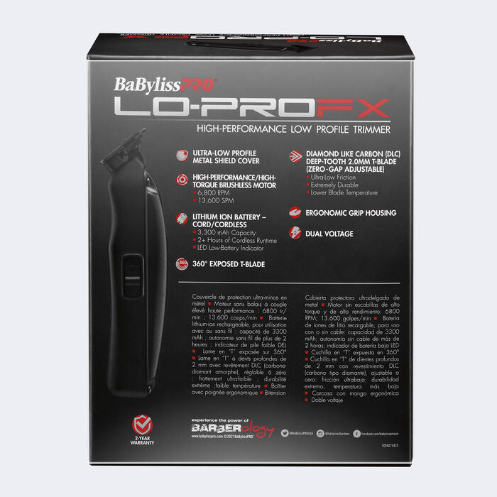 BaBylissPRO LoPROFX High Performance Low Profile Trimmer