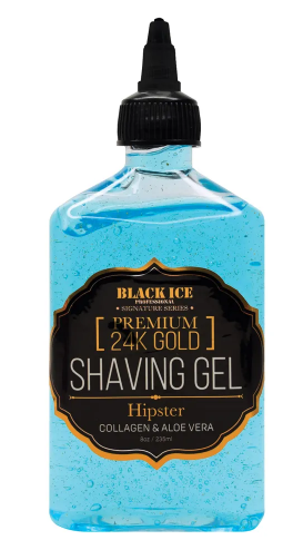 BlackIce HIPSTER - Shaving Gel w/ Collagen & Aloe Vera (235ml/8oz)