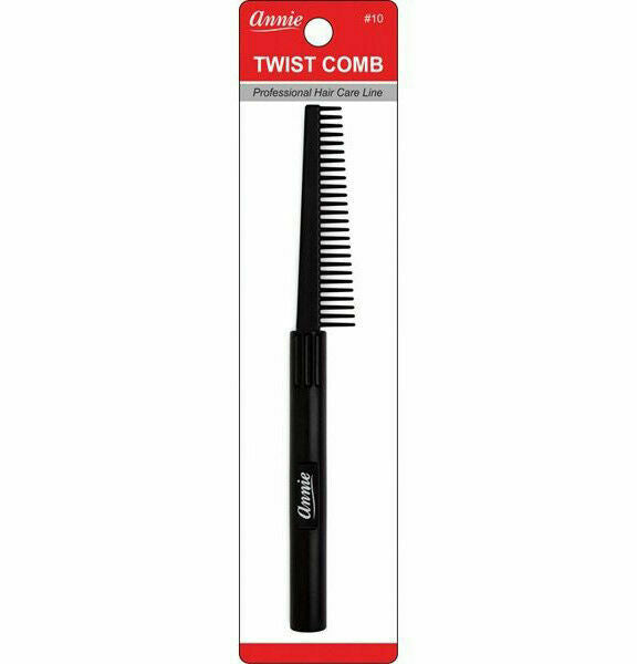 Annie 10 Twist Comb Black