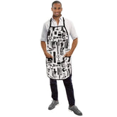 Betty Dain 172W Vintage Barber Apron - White