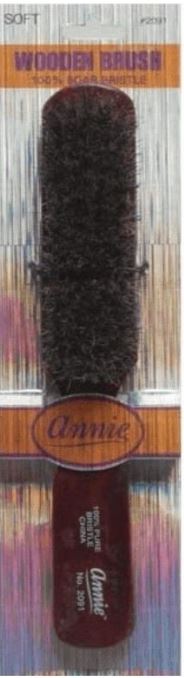 Annie 2091 Soft Wooden Brush Dark Brown