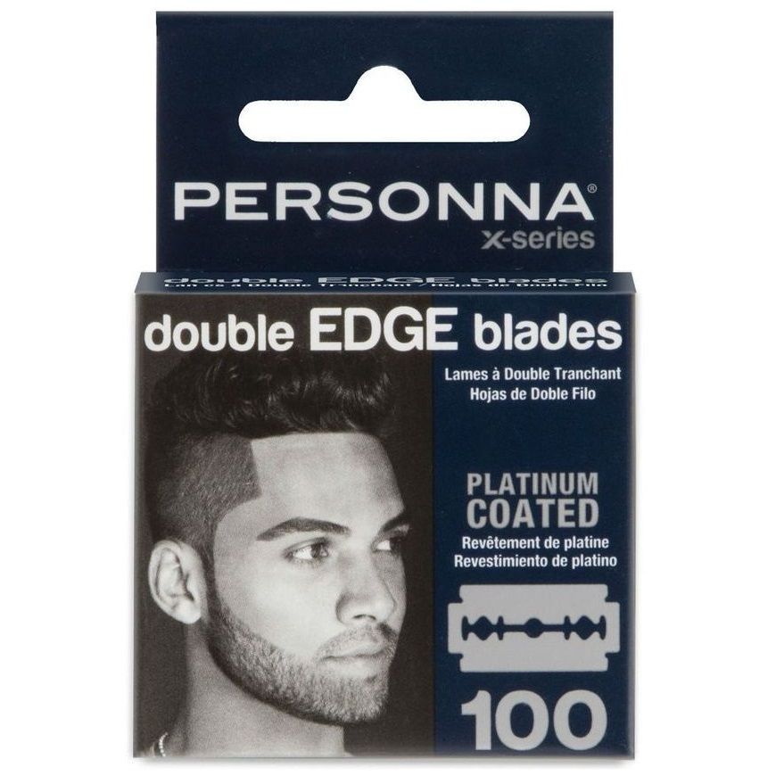 Personna X-Series Double Edge Platinum Coated Blades - 100 Blades