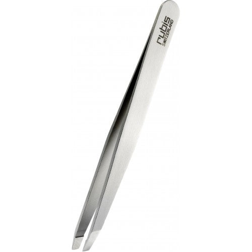 Rubis 1K102 Slanted Tip Tweezer-Swiss Made