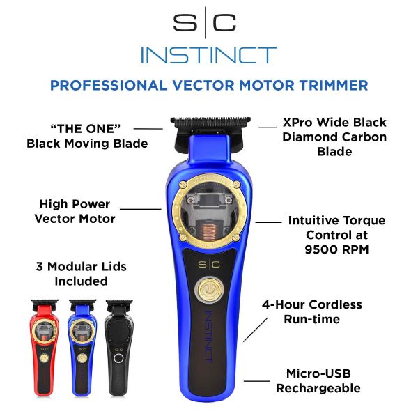 Stylecraft SC407M Instinct Vector Motor Trimmer with Intuitive Torque Control
