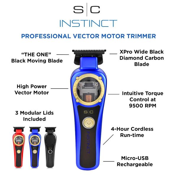 Stylecraft SC407M Instinct Vector Motor Trimmer with Intuitive Torque Control