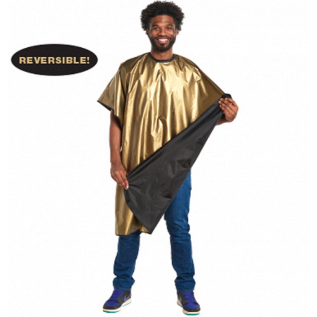 Scalpmaster 4144 24K Gold - Black Reversible Cape