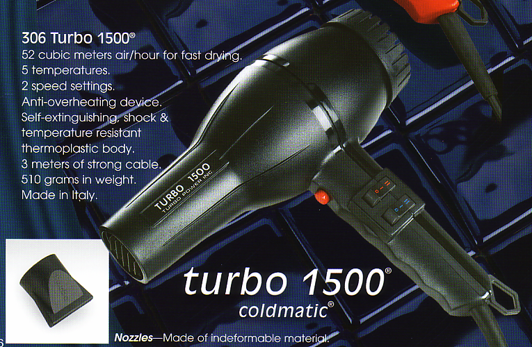 Turbo Power Turbo 1500 Professional Hair Dryer