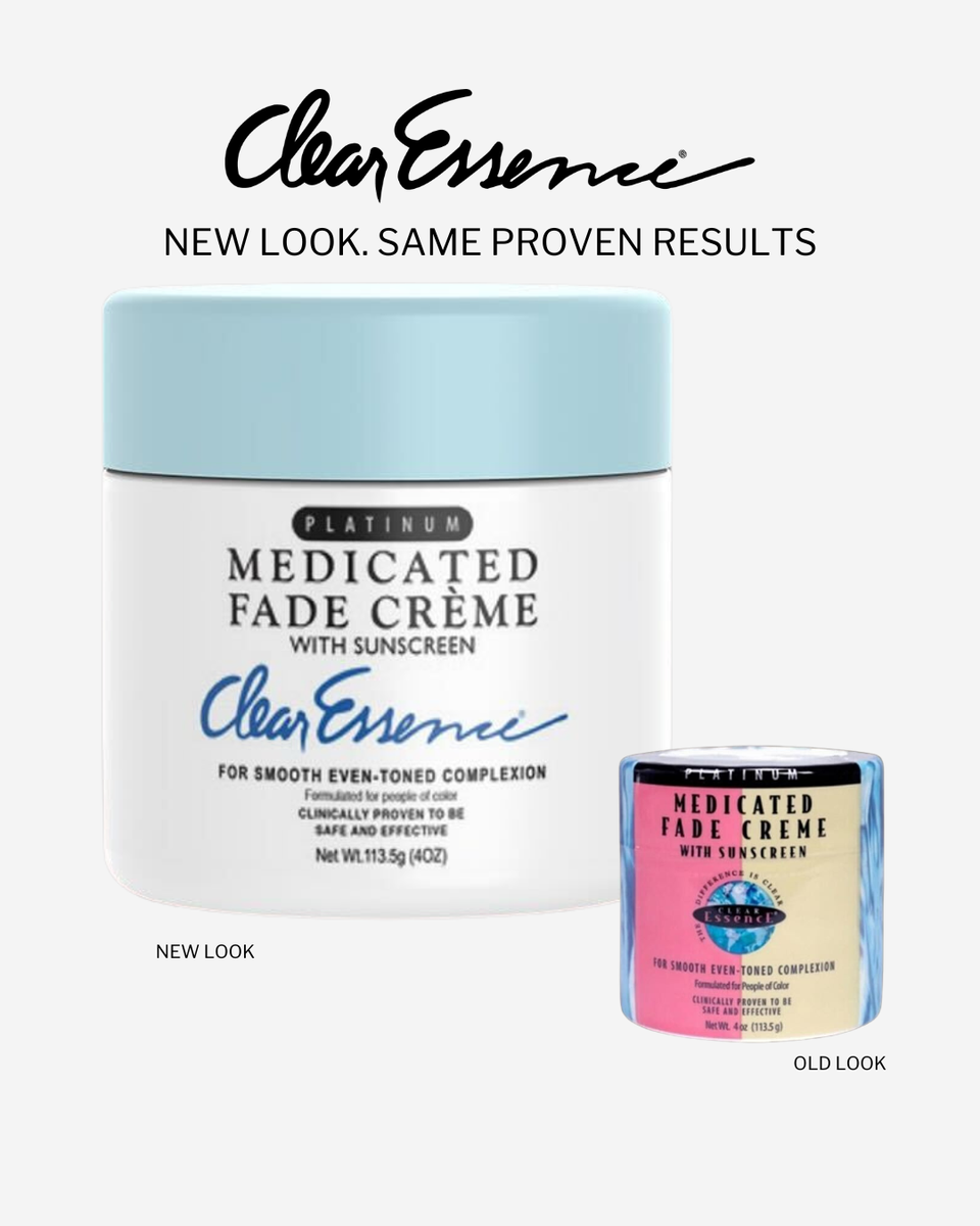 Clear Essence Platinum Medicated Fade Creme with Sunscreen 4oz