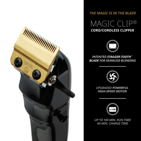 5-Star Black Cord/Cordless Magic Clip