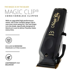 5-Star Black Cord/Cordless Magic Clip