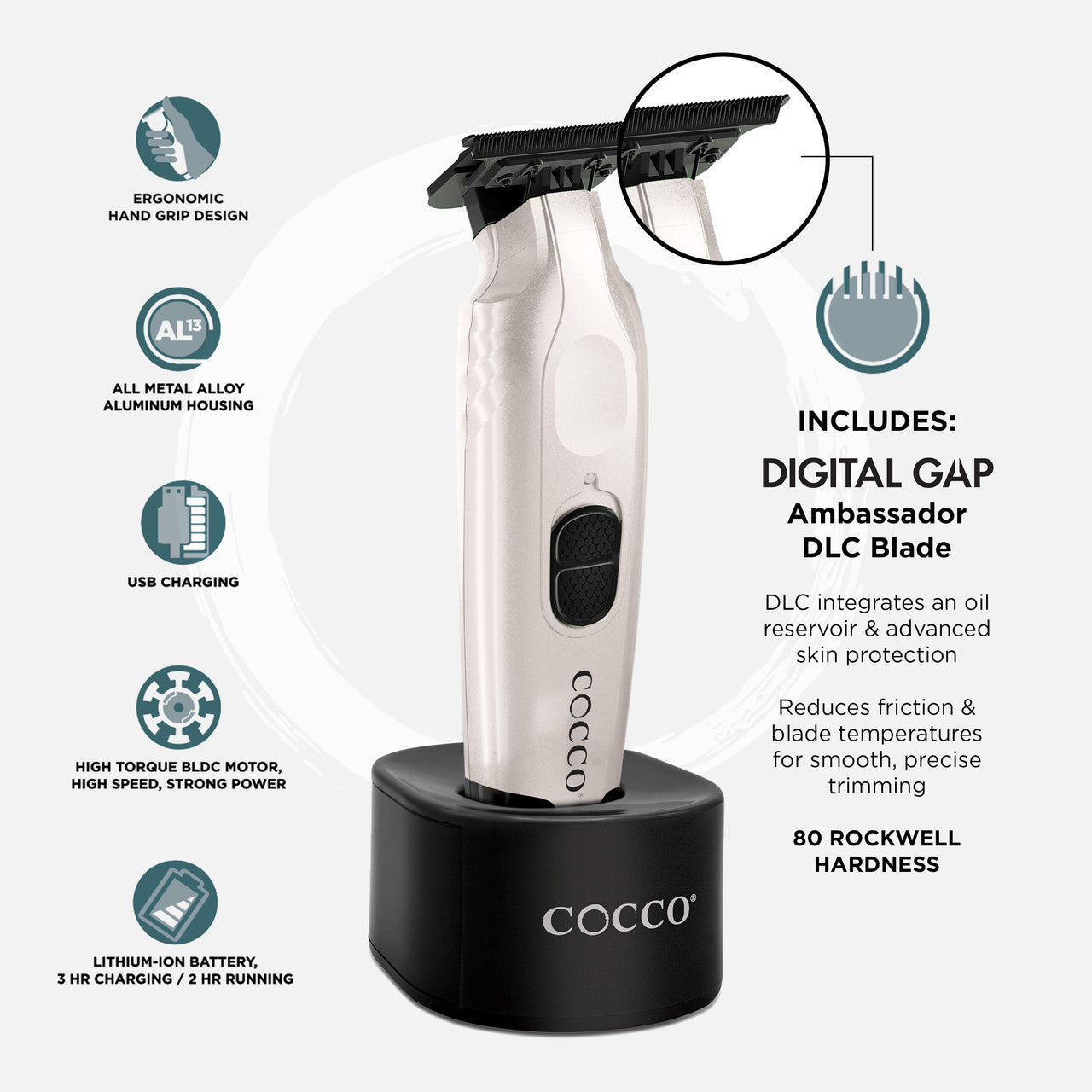 Cocco Veloce Pro Trimmer (Pearl White)