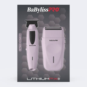 BaBylissPRO® Limited Edition LithiumFX+ Trimmer & Double-Foil Shaver Prepack (Pink)