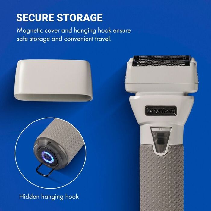 BaBylissPRO® Limited Edition FXONE All-Metal Interchangeable Battery Double-Foil Shaver FrostByte