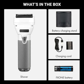 BaBylissPRO® Limited Edition FXONE All-Metal Interchangeable Battery Double-Foil Shaver FrostByte