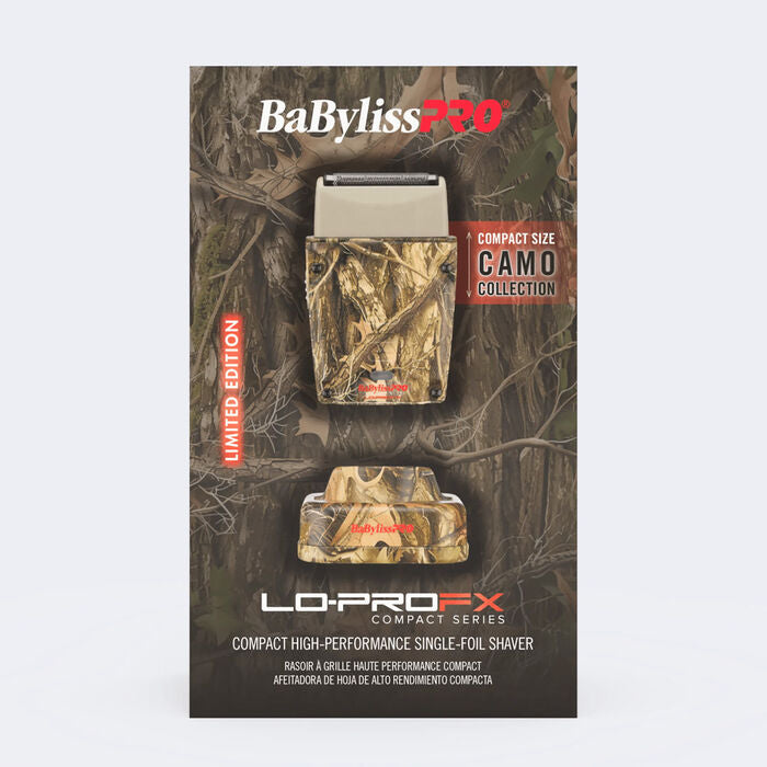BaBylissPRO® Limited Edition Camo Collection LO-PROFX Compact Single-Foil Shaver