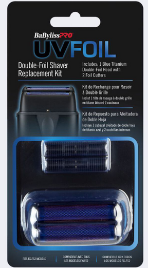 BaBylissPRO® Replacement Double Foil Shaver Head (Matte Black)