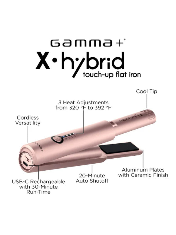 Gamma + X-Hybrid Cordless Touch-Up Flat Iron