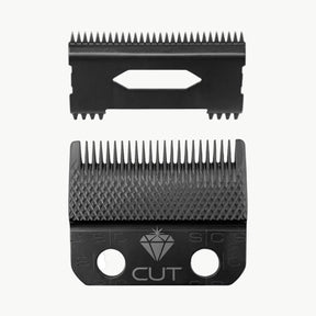 Stylecraft black DLC diamond cut clipper blade & shallow tooth 2.0 cutter