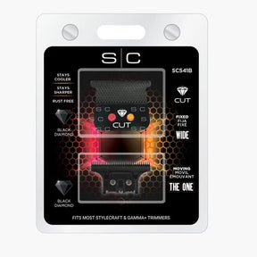 Stylecraft Black DLC diamond cut wide trimmer blade and "the one" cutter